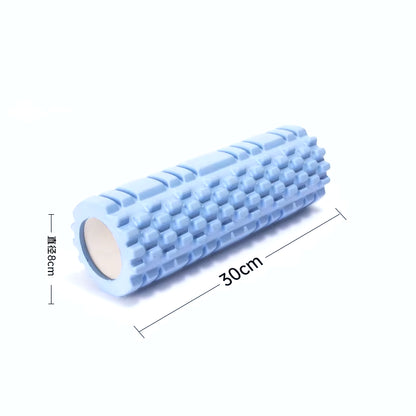 30Cm Yoga Column Foam Fitness Muscle Training Pilates Sports Massage Foam Roller Grid Trigger Point Therapy Home Gym Exercise